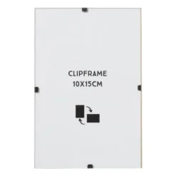 Fotokader clip frame - glas - 10x15 cm
