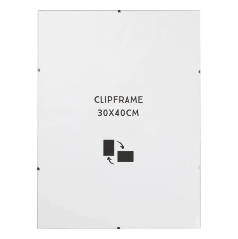 Fotokader clip frame - glas - 30x40 cm