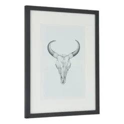 Fotokader met passe-partout - zwart - 21x30 cm