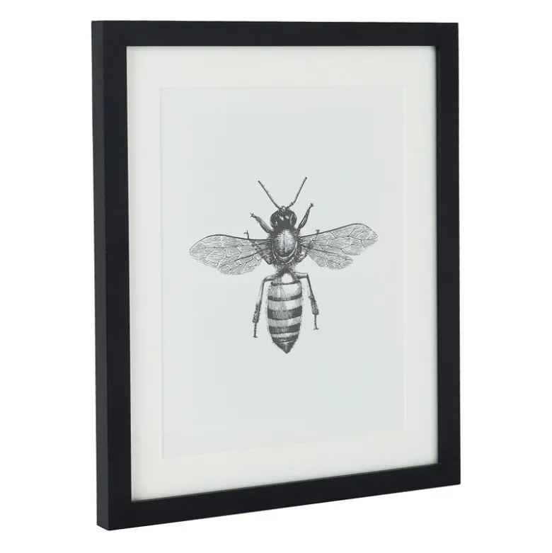 Fotokader met passe-partout - zwart - 20x25 cm
