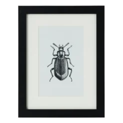 Fotokader met passe-partout - zwart - 10x15 cm