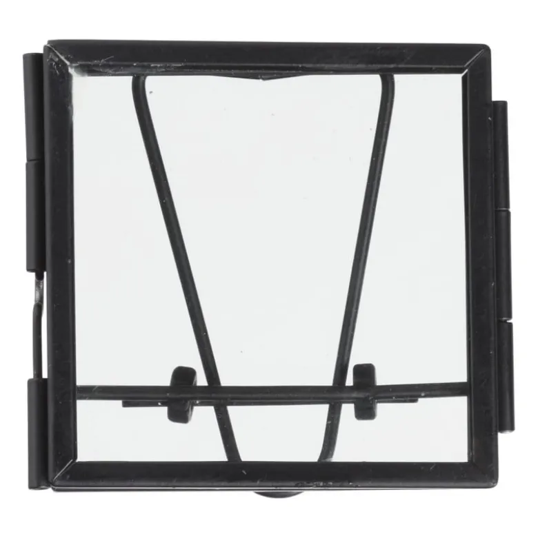 Fotokader mini - zwart - 6x6 cm