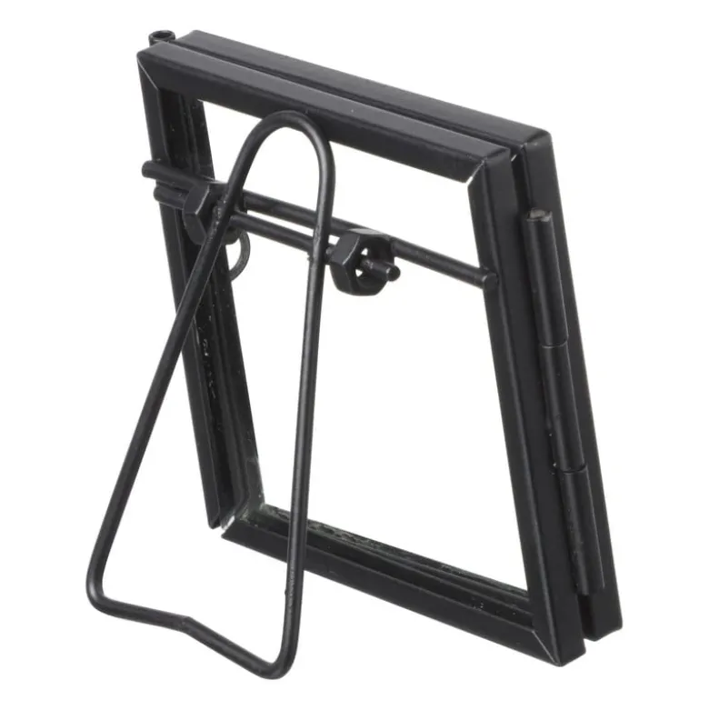 Fotokader mini - zwart - 6x6 cm