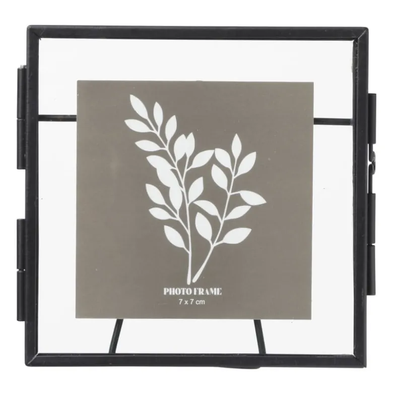 Fotokader mini - zwart - 10x10 cm