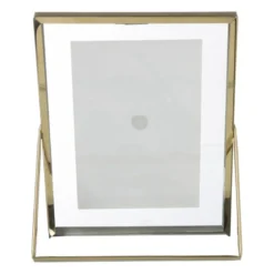 Fotokader staand - goudkleurig - 20x15x1 cm