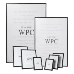 Fotokader WPC - zwart - 60x90 cm