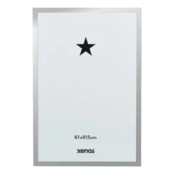Fotolijst basic - 61x91.5 cm - zilverkeurig