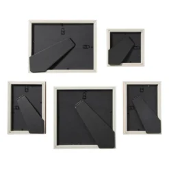 Fotolijstjes - hout - set van 5