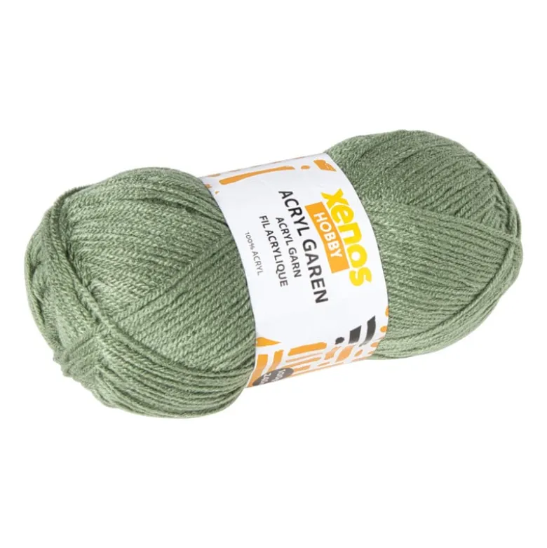 Garen acryl - groen - 100 gram - 240 meter