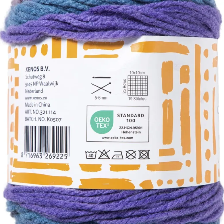 Garen cakemix - paars - 100 gram - 160 meter