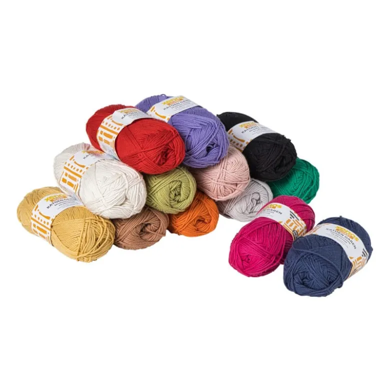 Garen katoen - donkerblauw - 50 gram - 125 meter