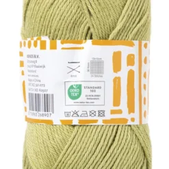 Garen katoen - lichtgroen - 50 gram - 125 meter