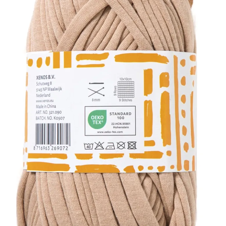 Garen t-shirt - beige - 100 gram - 29 meter