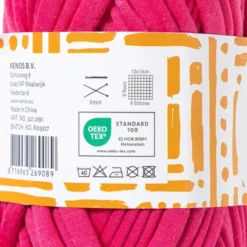 Garen t-shirt - roze - 100 gram - 29 meter