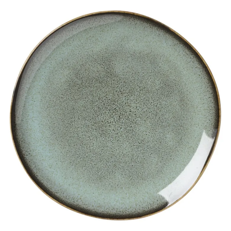 Gebaksbordje Toscane - lichtgroen - ø15.5 cm