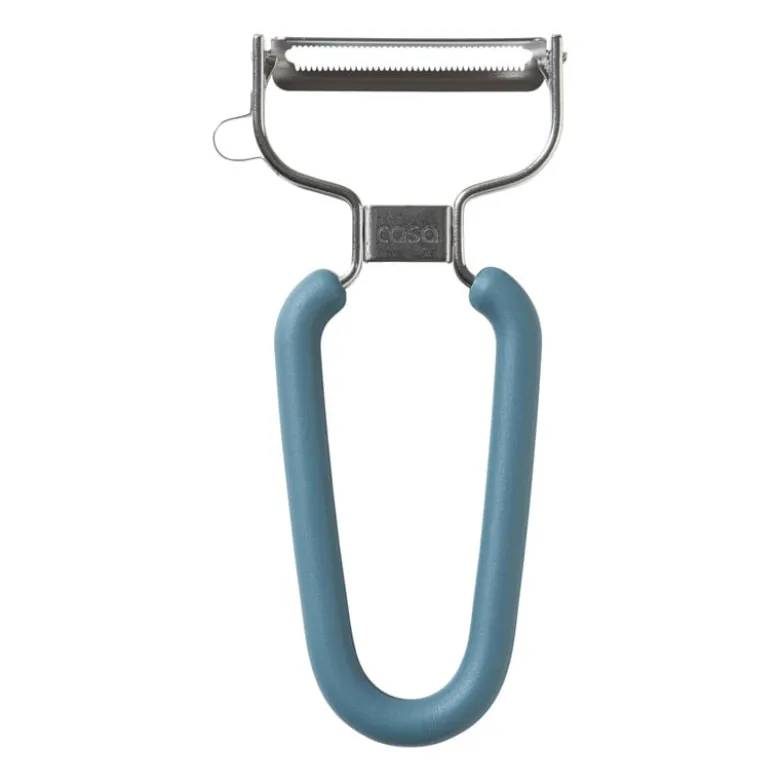 Gekartelde Y-dunschiller - blauw - 13x6.3 cm