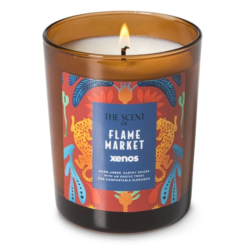 Geurkaars Flame Market - ø9.5x7.9 cm