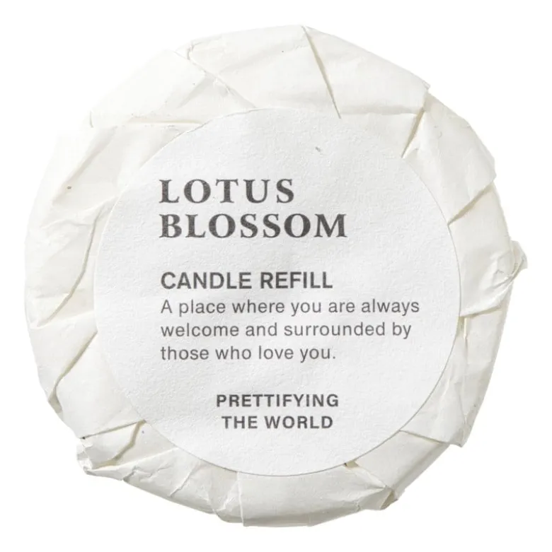 Geurkaars met refill - lotus