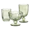 Glas op stam - groen - 240 ml