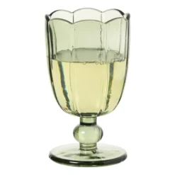 Glas op stam - groen - 240 ml