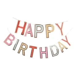 Guirlande happy b'day - 2,5 meter
