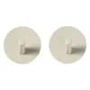 Handdoekhaken - beige - set van 2