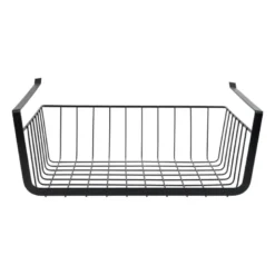 Hangmand voor onder plank - zwart - 36x25x13 cm