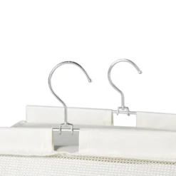 Hang organiser met 6 vakken - wit - 125x30x30 cm