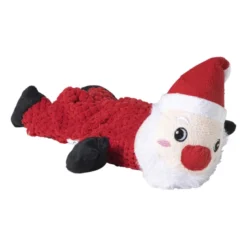 Hondenspeeltje kerstman - rood