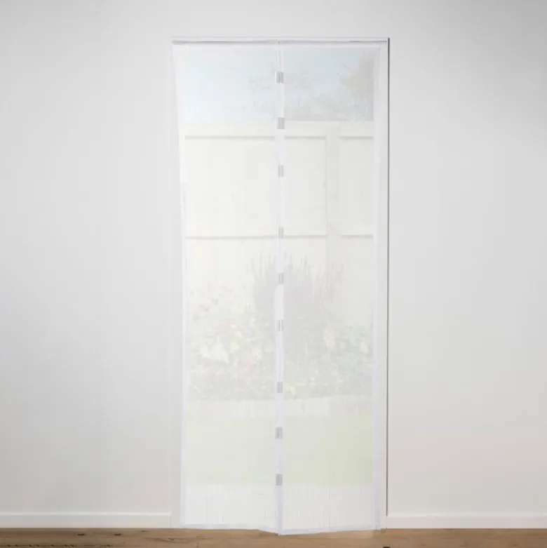 Horgordijn magnetisch - wit - 100x220 cm