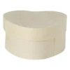 Houten doosje hart - 3x6x6 cm