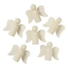 Houten engeltjes - set van 6 - naturel