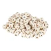 Houten kralen alfabet - naturel - circa 90 stuks