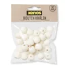 Houten kralen - naturel - 30 stuks