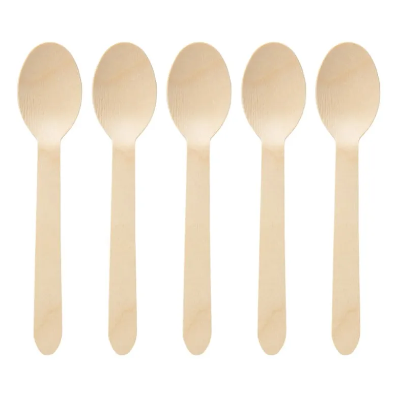 Houten lepels - set van 20