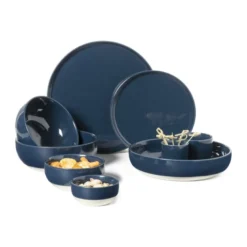 Hugo Kennis dinerbord - blauw - ø26 cm