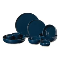 Hugo Kennis ontbijtbord - blauw - ø20 cm