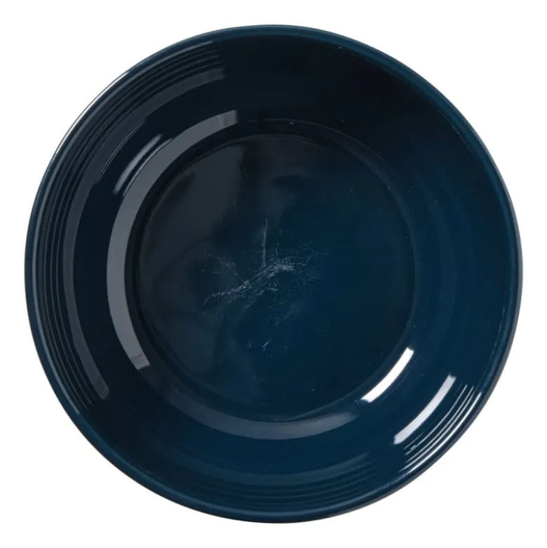 Hugo Kennis schaal - blauw/wit - ø18 cm