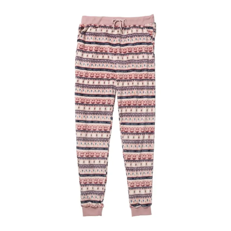Huispak kerst - roze - maat S/M