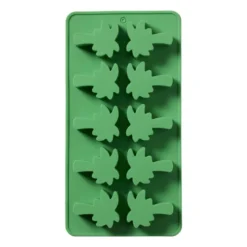 Ijsblokjesvorm palmboom - groen - 8 ijsblokjes