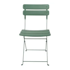 Inklapbare bistrostoel Kos - groen - 84x48x42 cm