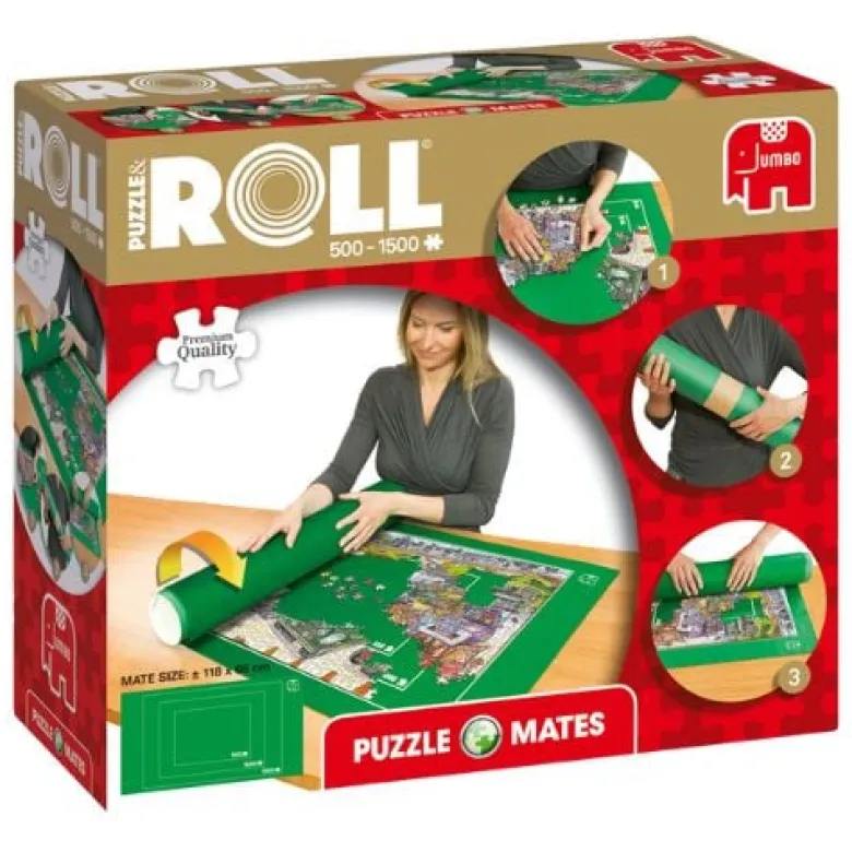 Jumbo puzzelmat - 60x90 cm - 500 tot 1500 puzzelstukjes