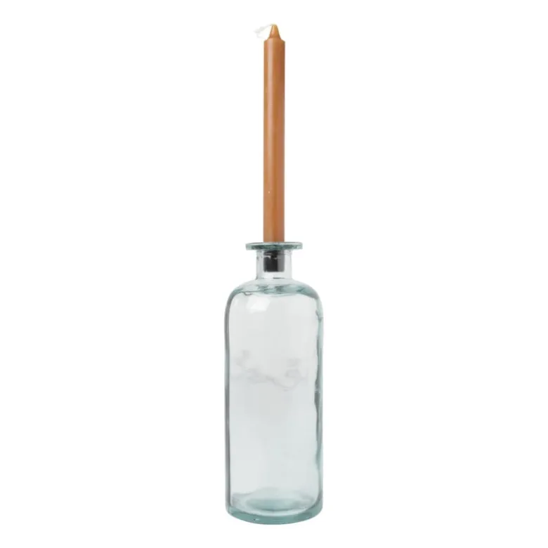 Kaarsenhouder voor fles - zwart - ø5x2.6 cm