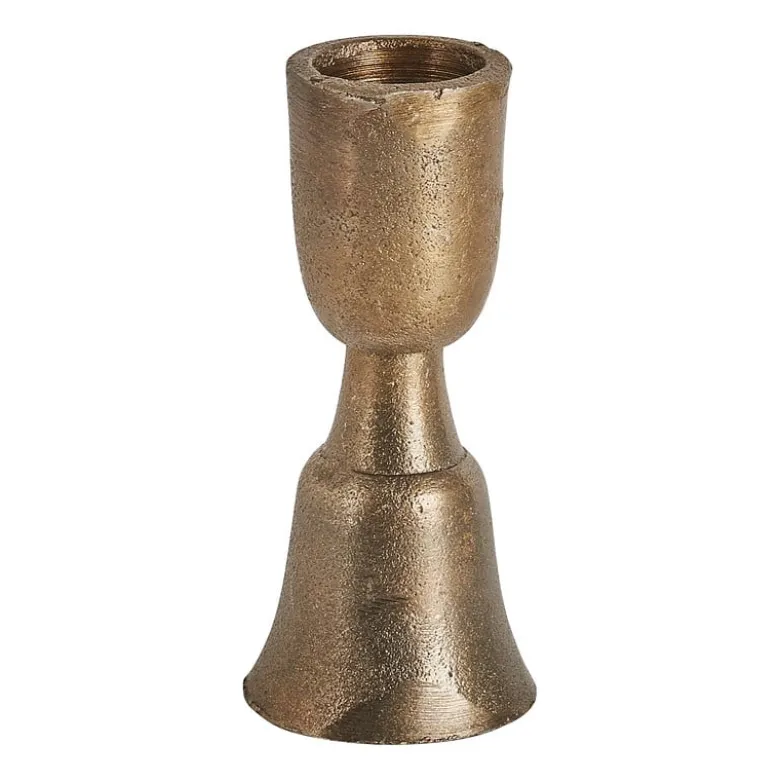 Kandelaar - antiek goud - ⌀4x9 cm