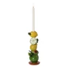 Kandelaar fruit - multikleur - ø10x28 cm