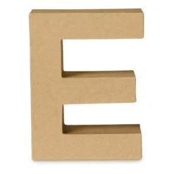 Kartonnen letter E