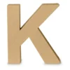 Kartonnen letter K