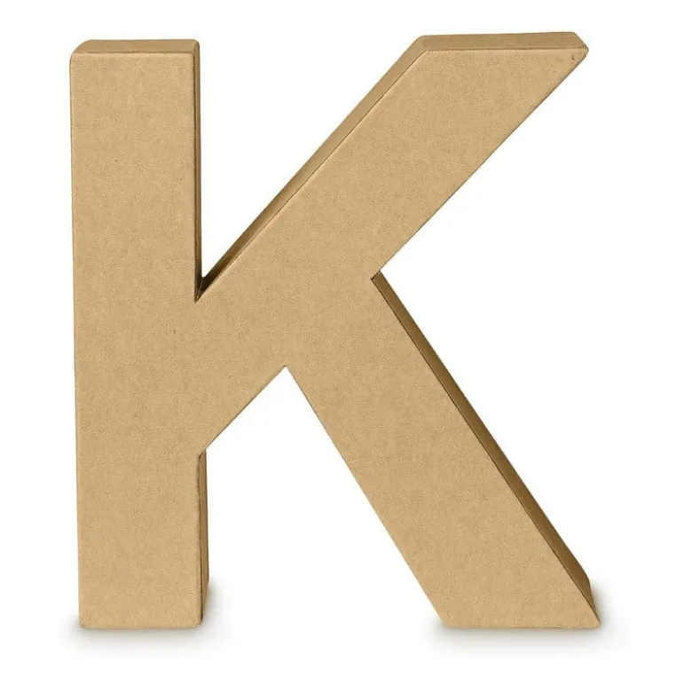 Kartonnen letter K