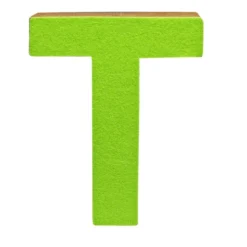 Kartonnen letter T
