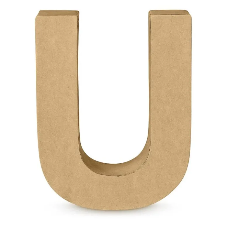 Kartonnen letter U